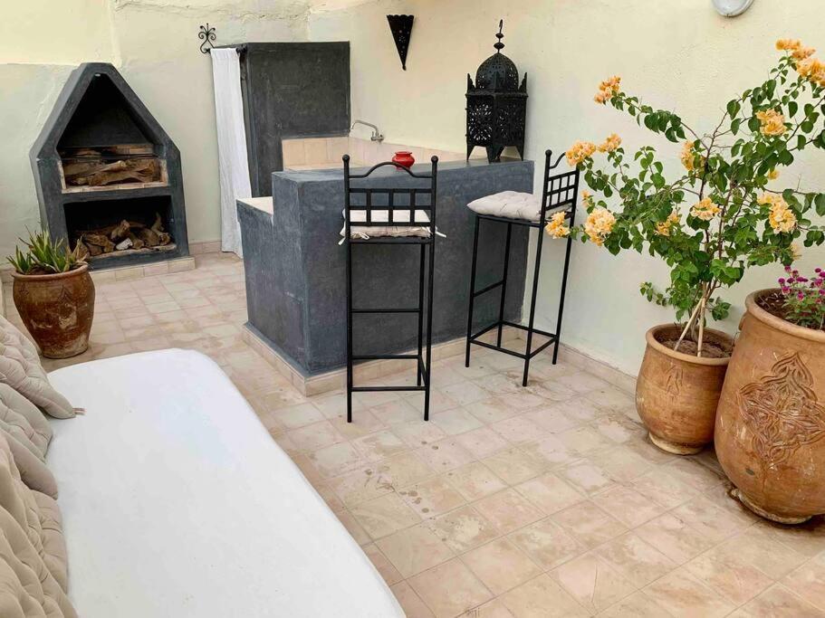 Riad Darna 4 Chambres Avec Piscine Et Petit Dejeuner マラケシュ エクステリア 写真