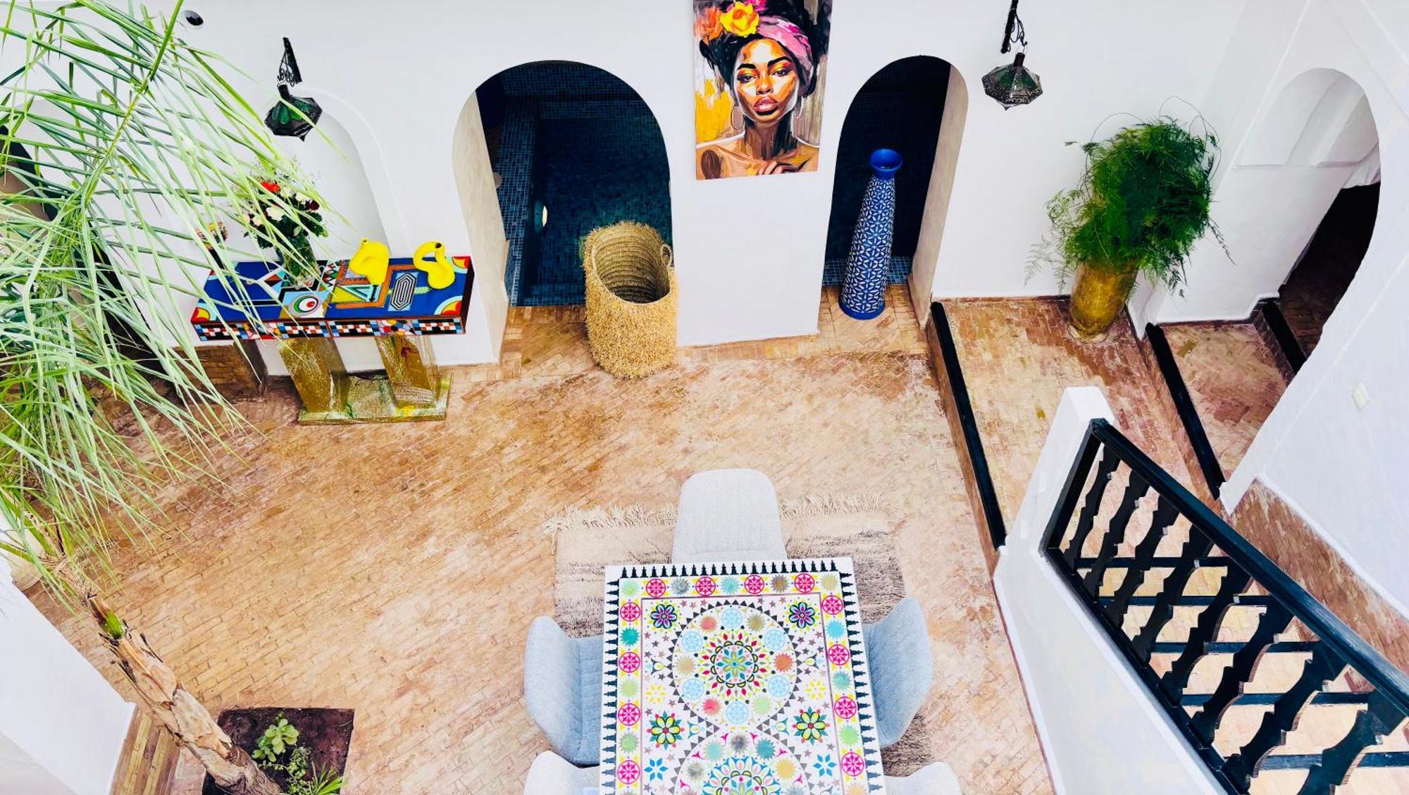 Riad Darna 4 Chambres Avec Piscine Et Petit Dejeuner マラケシュ エクステリア 写真