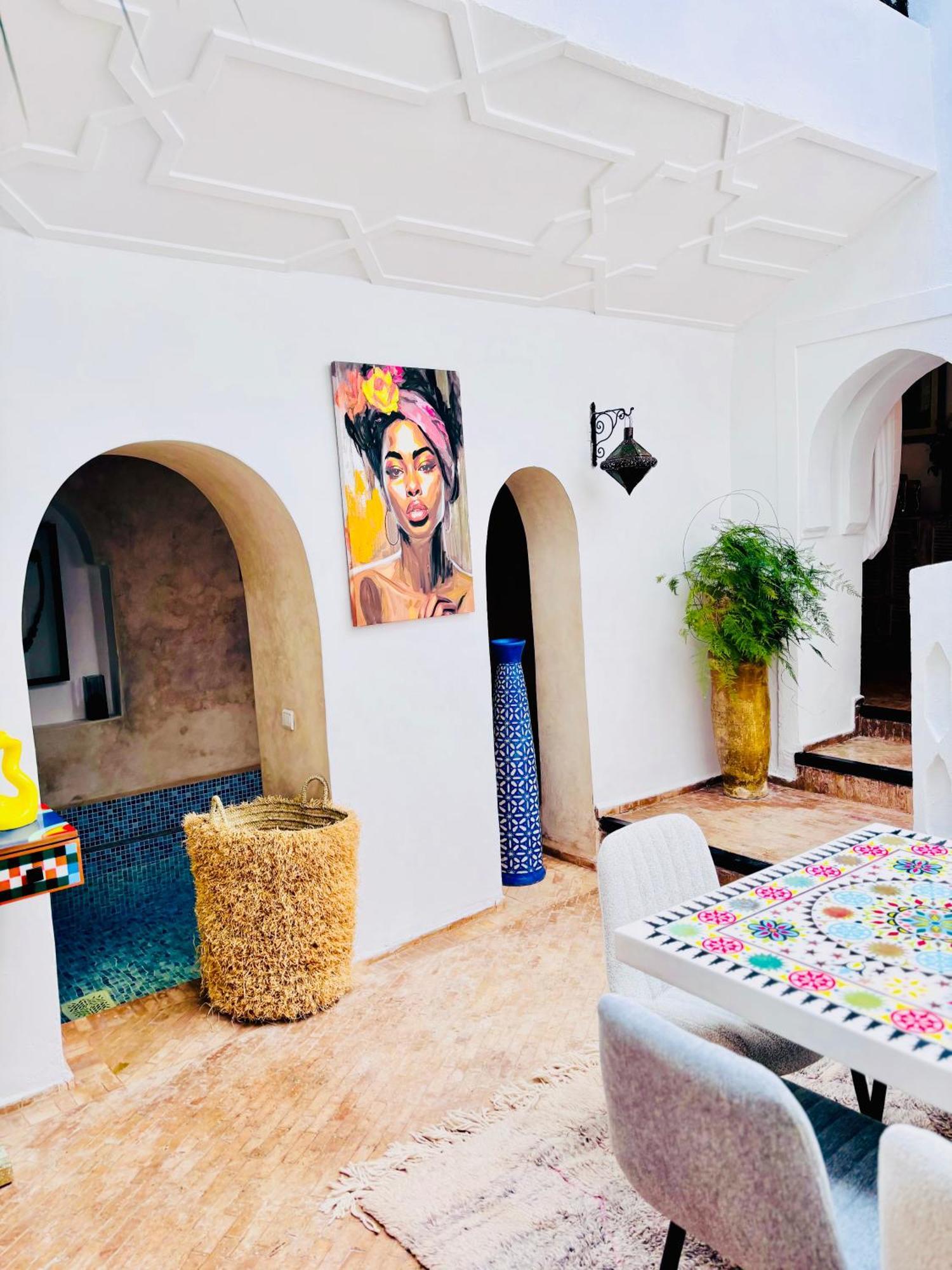 Riad Darna 4 Chambres Avec Piscine Et Petit Dejeuner マラケシュ エクステリア 写真