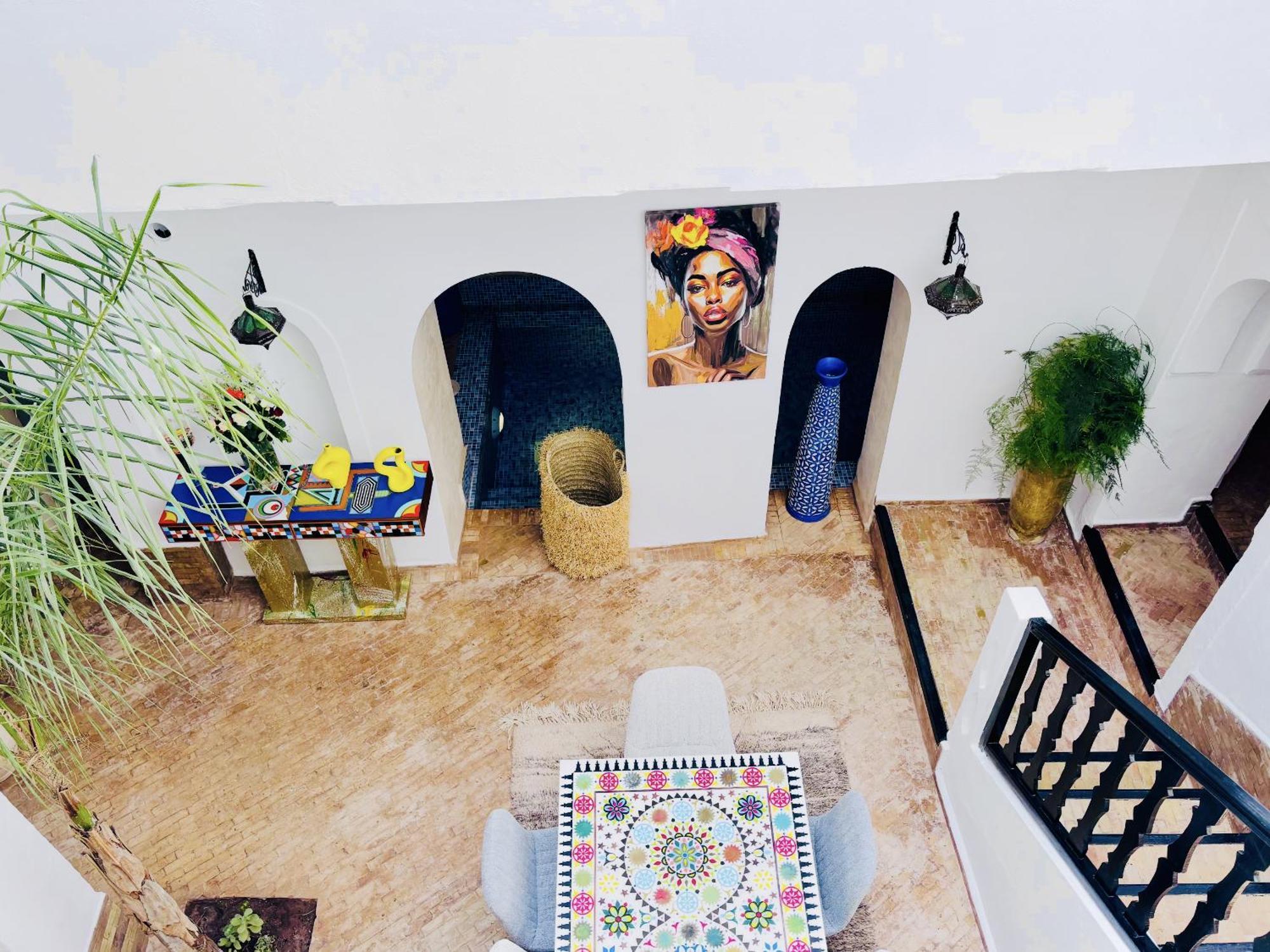 Riad Darna 4 Chambres Avec Piscine Et Petit Dejeuner マラケシュ エクステリア 写真